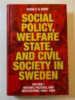 Social policy, welfare state, and civil society in Sweden. Vol. 1, History, policies, and institutions 1884-1988