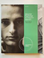 Abnormal psychology - an integrative approach