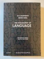 The philosophy of language - International sixth edition