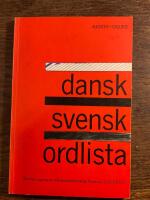 Dansk svensk ordlista