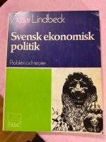 Svensk ekonomisk politik : [problem och teorier]