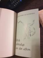 Och pl&ouml;tsligt &auml;rvdes afton