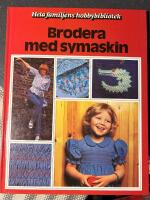 Brodera med symaskin