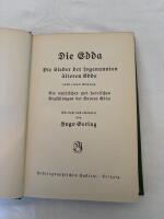 Die Edda Die Lieder der sogenannten &auml;lteren Edda