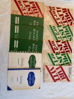 Systembolaget 12 st kataloger mellan 1962-1977