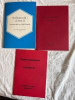3 b&ouml;cker: Studiematerial i civilr&auml;tt I, Skrivningsfr&aring;gor civilr&auml;tt I och Fr&aring;gekpmpendium i civilr&auml;tt III
