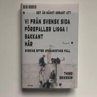 Det &auml;r n&aring;got genant att vi fr&aring;n svensk sida f&ouml;refaller ligga i bakkant h&auml;r : Sverige efter Afghanistans fall