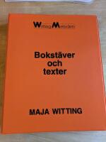 bokst&auml;ver och texter