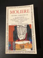 Le misantrophe, Amphitryon, Pastorale comique etc