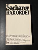 Sacharov har ordet