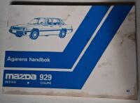 Mazda 929 sedan coupe instruktionsbok