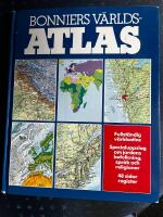 Bonniers v&auml;rldsatlas [Kartografiskt material]