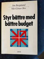 Styr b&auml;ttre med b&auml;ttre budget