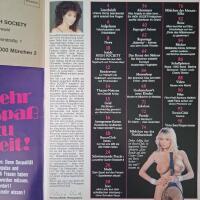 HIGH SOCIETY 7 1987 Tyskland + poster