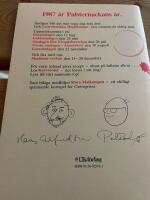 Vanliga palsternackan f&ouml;r gottegrisar &aring;ret 1987