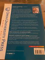 Health psychology - a textbook