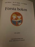 F&ouml;rsta boken 