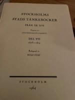 Stockholms Stads T&auml;nkeb&ouml;cker fr&aring;n 1592 del VII