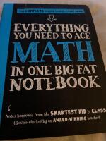 Everything you need to ace math in one big fat notebook - the complete middle school study guide