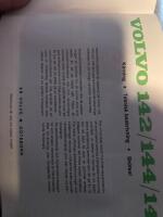 Instruktionsbok  Volvo 142/144/145