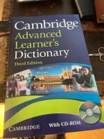 Cambridge advanced learners dictionary with cd-rom