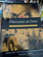Discourse as data : a guide for analysis