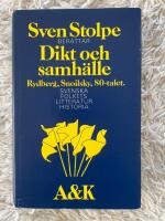 Sven Stolpe ber&auml;ttar Dikt och samh&auml;lle