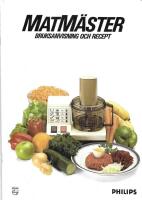 MatM&auml;ster - Bruksanvisning och recept