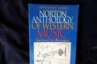 Norton Anthology of Western Music.  Ancient to Baroque