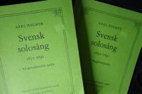 Svensk solos&aring;ng 1850-1890.  1-2.