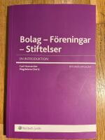 Bolag, f&ouml;reningar, stiftelser : en introduktion