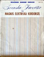 Svenska favoriter f&ouml;r Magnus elektriska kordorgel 