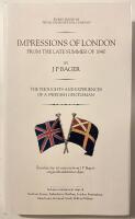 Impressions of London from the late summer of 1840 : the thoughts and experiences of a Swedish gentleman