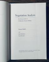 Negotiation analysis : the science and art of collaborative decision making