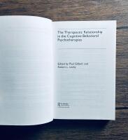 The therapeutic relationship in the cognitive behavioral psychotherapies