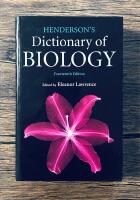 Henderson's Dictionary of Biology