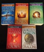 BOKPAKET: A Song of Ice and Fire Bok 1-5 English Game of Thrones