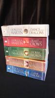 BOKPAKET: A Song of Ice and Fire Bok 1-5 English Game of Thrones
