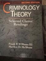 Criminology Theory [Elektronisk resurs]