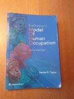 Kielhofner's model of human occupation : theory and application