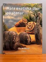 M&aring;la exotiska djur p&aring; stenar