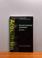 Second language acquisition