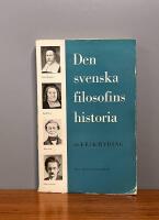 Den svenska filosofins historia.