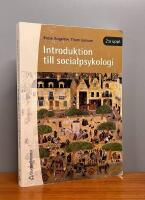 Introduktion till socialpsykologi