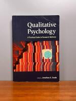 Qualitative Psychology: A Practical Guide to Research Methods