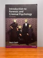 Introduction to forensic and criminal psychology 