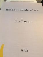 Ett kommande arbete