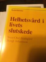 Helhetsv&aring;rd i livets slutskede : synpunkter och f&ouml;rslag med utg&aring;ngspunkt fr&aring;n f&ouml;rs&ouml;kverksamheten vid Br&auml;cke diakonig&aring;rd