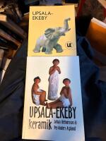 Upsala-Ekeby keramik, samt broschyr &ouml;ver d:o
