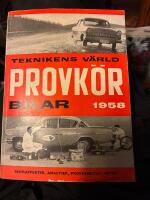 Teknikens v&auml;rld provk&ouml;r bilar 1958